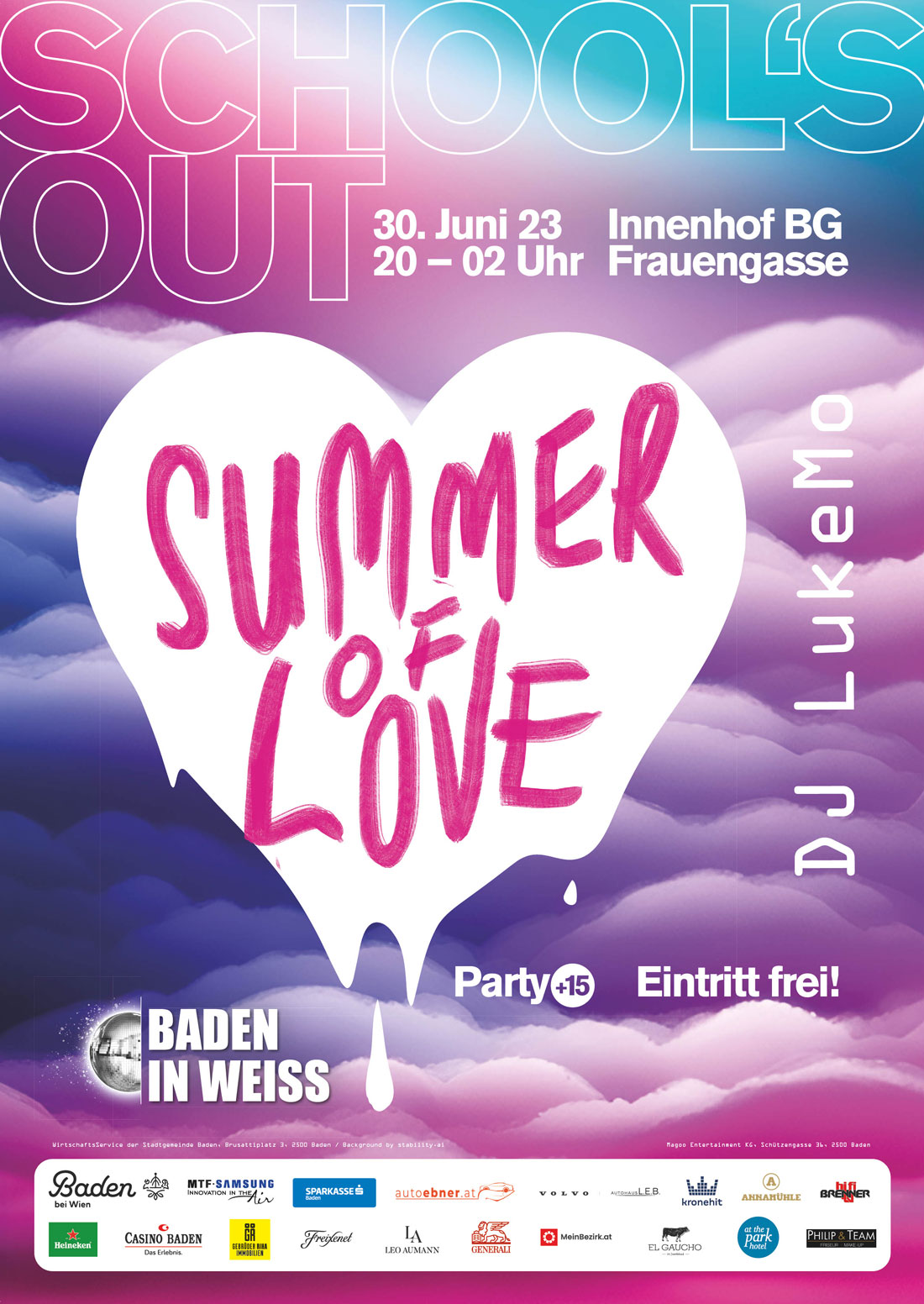 Baden in Weiss - Schools Out - Summer of Love